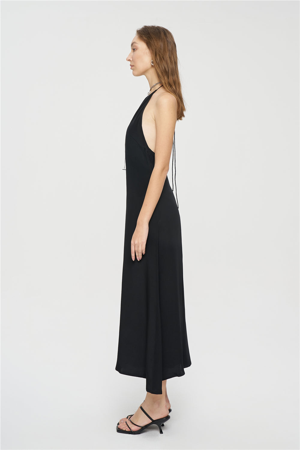 Black Backless Dress