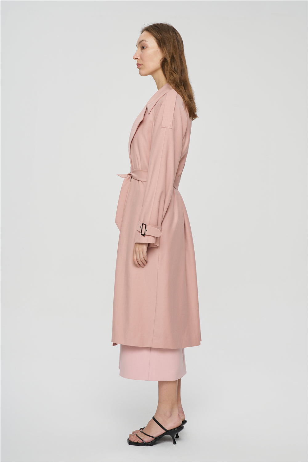 Pink Trench Coat