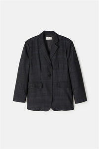 Black Silk Blazer